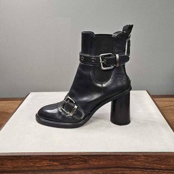 AGL Ankle Boots with Buckles - Picture 1 of 4